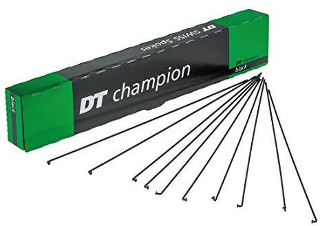 DT SWISS AG Unisex – Erwachsene Champion M Speiche, Schwarz, 2x270mm