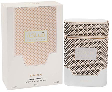 Khadlaj Shiyaaka Rose Gold Eau de Parfum 100ml for Women - Long Lasting Floral Perfume with Plumeria, Peony, Lily of the Valley, Amber & Sandalwood