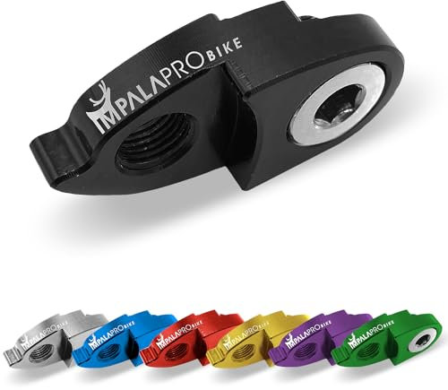 IMPALAPRO Bike Fahrrad Schaltwerk Link Hanger Extender - Schaltauge für Mountainbike - Schalthaken-Verlängerung - Derailleur Hanger - Schaltwerk Adapter - Fahrrad Hanger Extender (Schwarz)