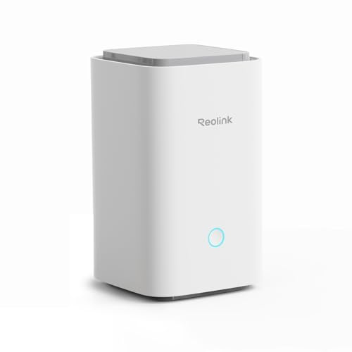 Reolink Home Hub für Überwachungskamera, 4K-Live-Ansicht & -Wiedergabe | Erweiterbarer Lokaler Speicher bis zu 2×1TB, Erweiterte Verschlüsselung, 2.4/5GHz Wi-Fi 6, Keine monatliche Gebühr