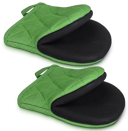 Ofenhandschuhe | Topflappen Handschuh | Silikon Ofenhandschuhe | Backhandschuhe Ofenhandschuhe | Extrem Hitzebeständige Topflappen Handschuh | Oven Gloves Backofen Handschuhe für Kochen, Backen, Barbe