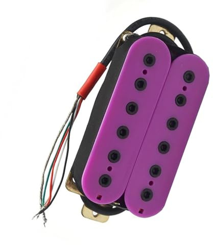 E-Gitarre Humbucker Purple Neck Pickup Coil Split Pickup für 6-saitige Gitarre Tonabnehmer Set