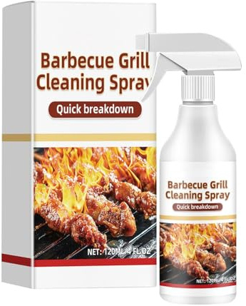 Removedor de óxido para parrilla de barbacoa, desengrasante para parrilla al aire libre, limpiador de parrilla de barbacoa de 120 ml para desengrasar y limpiar rejillas, estantes, pellets, hornos y