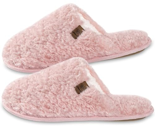 Pantoufle Femme Chausson Peluche Fourrure Sandal Bout Ouvert Accueil Chaussures pantoufles Femme Hiver