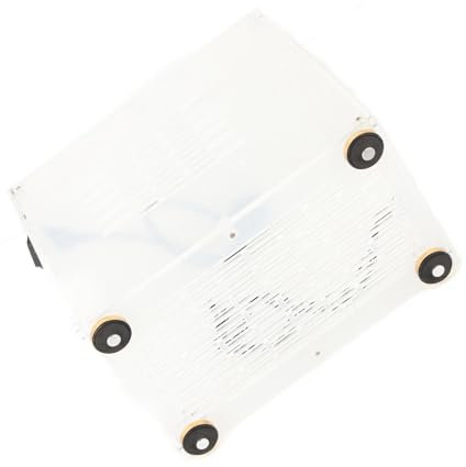 Mini ITX Case, Small Form Factor PC Case 360 Degrees Open Hollow Cooling DIY Mini ITX Computer Gaming Case Clear Acrylic for Desktop PC 100‑240V