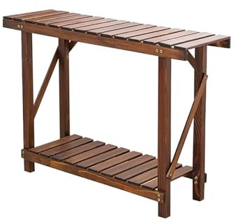 Modern outdoor holz balkon pflanzenregal, outdoor blumenregal pflanzenständer wetterfest, Standregal blumenbank für innen, Eckgarten Deko blumentreppen, indoor pflanzentreppe, für Terrasse,Büro.