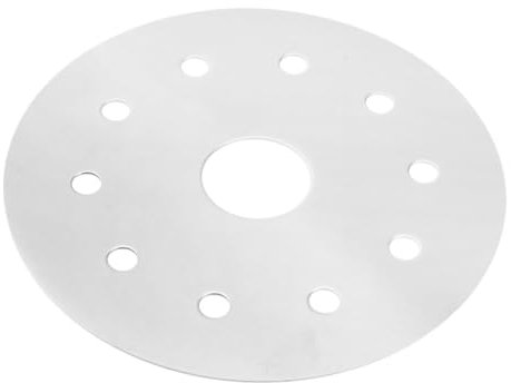 Cabilock Wärmeleitplatte aus Edelstahl Kochfeldkonverter gasherd kochplatte induktions-adapterplatte induktionadapterplatten Haushaltswärmeleitplatte Wärmeleitplatte aus Metall Silver