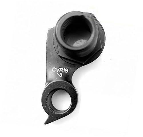 Jodriva 2-teiliges Fahrrad-Schaltwerk-Aufhänger, for Cervelo CVR18-3 DRH-WMN112 DRH- Disc Road Rahmen S3 C3 C5 R3 R5 S5 Carbon Mech Dropout Fahrrad-Heckaufhängung(Black WGH959P2)