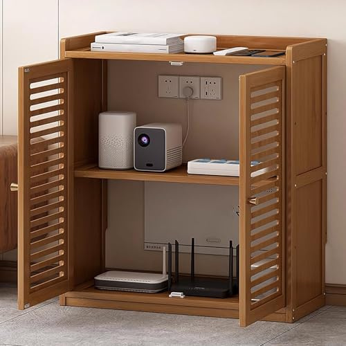 MTSYXYM Router Schrank,Router-Aufbewahrungsbox,WLAN schrankHub-Informationsbox,Für Zuhause Und Wohnung.(59 * 25 * 67cm)