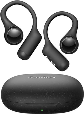 OpenRock S2 Open Ear Headphones, Ultra-Light Hook-Clip Design, Hi-Res LDAC Audio, Triple Water-Resistant, Bluetooth 6.0, Effortless Photography, 32H Playtime, APP, Clear Call, Wireless Sports Earbuds