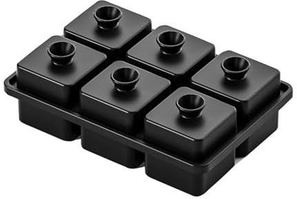 Set di stampi professionali per cubetti di ghiaccio a forma di rombo, in silicone, per cocktail e whisky, cubetti di cristallo tagliati