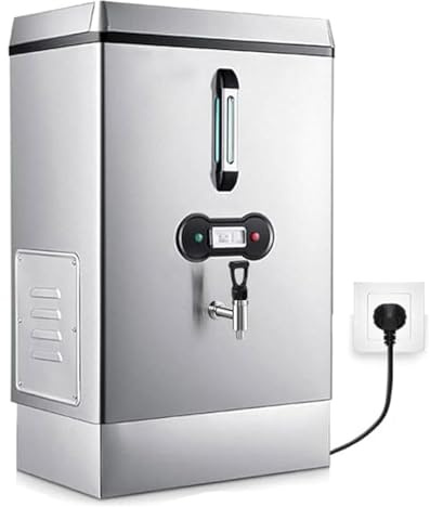 Kadxyan Commercial Water Boiler 40L, Instant Hot Water Dispenser with Auto-Fill & Faucet, Stainless Steel Urn for Cafe, Office, Tea/Coffee Making