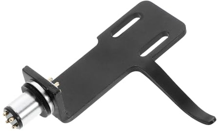 LALADEFIEE Phonograph Player Headshell aus Aluminiumlegierung Langlebiger Ersatz für Plattenspieler Tonabnehmer Kompatibel mit Verschiedenen Modellen Einfache Installation Stabile