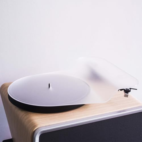 Turntable Dust Cover,Special Dust Cover for Vinyl Record Players,35×30cm,Protect Records and Improve Sound Quality,for Modern Home Vintage Record Players