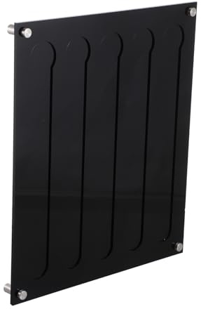 LOLIPPYY Présentoir Mural Porte-capsules de Café en Acrylique Transparent 3 Mm, Support de Rangement Noir 24 Emplacements, Compatible Machines à Café Expresso, la Cuisine et Bureau
