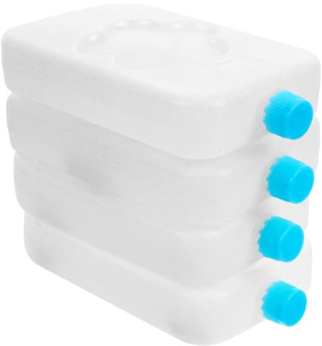Gadpiparty Reusable Ice Packs for Cooler Bag, 4 Pcs Freezer Blocks for Lunch Box, Bricks for Personal Air Cooler Fan And Travel, Compact Blue Pe Box for Cold Storage