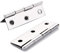 10 pcs en acier inoxydable meubles de maison matériel Charnière de porte Long 75 mm x 50 mm