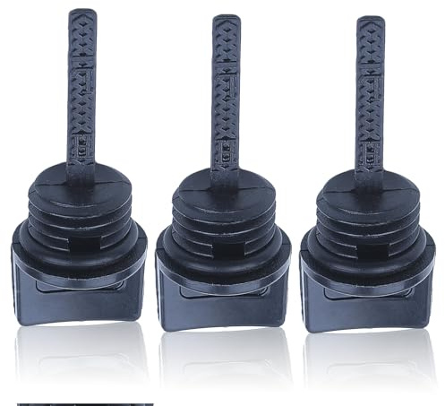 3 Stück Öleinfülldeckel kompatibel mit Honda GX110 GX120 GX160 GX200 Serie, ADEFOL Motorzubehör Rasenmäher-Ersatzteile Ersetzen Sie 15600-ZE1-003