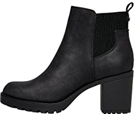 Only ONLBARBARA Heeled Bootie Noos, Stivali Donna, Black, 38 EU