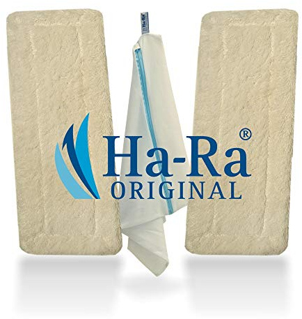 Ha-Ra SPARKET II: 2 Stck Bodenfasern Weiss-LANG 42. Gratiszugabe: 1 Stck Waschbeutel (Weiss-LANG 42)