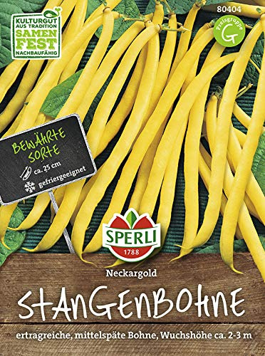 Sperli 80404 Stangenbohne Neckargold (Stangenbohnensamen)