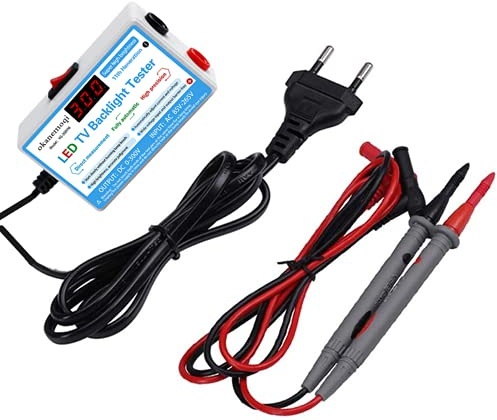 okanemoqi LED-TV-Hintergrundbeleuchtungstester, LED-Lichtstreifen-Lampenperlen-Reparatur-Testgerät mit LCD-Digitalanzeige, adaptive Ausgangsspannung 0-300V