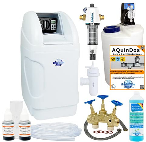 Entkalkungsanlage Wasserenthärtungsanlage MKB24 Eco-Line inkl. Anschlussset (Mit Anschlussset 7)