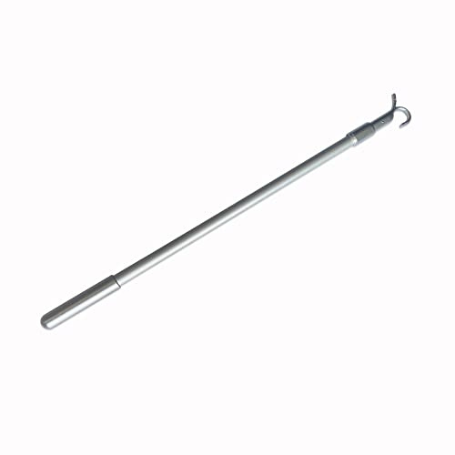 Telescop Draw Rod for Cordless Blinds,Cellular Shades and Zebra Blinds, Easy to Pull The Window Shades Up and Down Drapery Adjustable Curtain (13-24, Silver)
