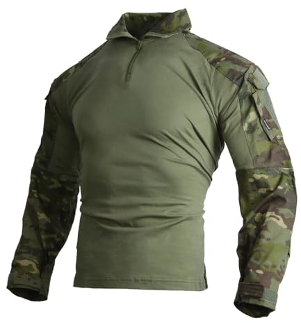EMERSONGEAR Airsoft skjorta taktisk BDU armé kamouflage paintball t-shirt multicam tropisk