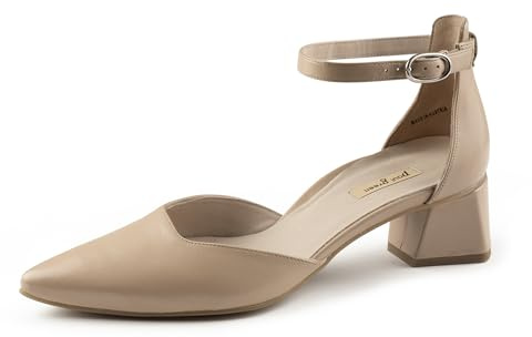 Paul Green Escarpins à lanières pour femme, beige, 37 EU
