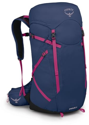 Osprey Sportlite Unisex Rucksack, 30L, Alkaline/Hotspot Pink, O/S
