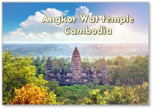 Angkor Wat Temple, Siem Reap, Cambodia., Fridge Magnet