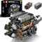 Mould King 10131 Technik W16 Achtzylinder-Motor großes Set für Erwachsene, V8-Motor Modell Bausatz, Ausstellungsstück für Sammler (952Teile) Technologie Klemmbausteine Bausatz