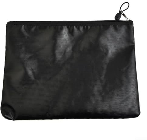 SPORTARC Dokumententasche, feuerfeste Dokumententasche, feuerfeste und wasserdichte Dokumentenaufbewahrung mit Verschluss, Dokumenten-Organizer für Zuhause und Büro (34 x 25 cm)