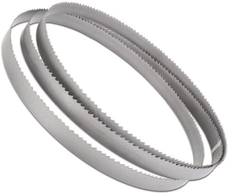 NHEISSCF Band Saw Blades, 3/8 Inch 9.5mm Width Bandsaw Blades, 14 TPI Woodworking Band Saw Blade, 62 55 56 59.5 67.5 70.5 Inch Bandsaw Blade For Cut 2pcs(42 x 1/4 inch)