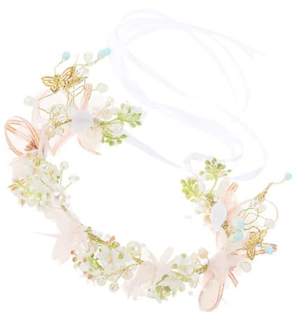 Beaupretty Blumenkranz Stirnband Hochzeitsfoto Requisite Haarkranz Blumen Haarkranz Für Braut Brautjungfern Party