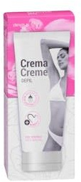 Crema depilatoria mujer para el cuerpo piel sensible bajo la ducha incluye manopla Bote 200 ml