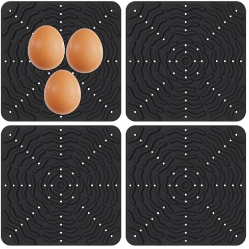 Nistsäcke für Hühner, zum Eierlegen – 4 x weiche Silikoneinlagen, waschbar, wiederverwendbar | Coop bequeme Bettmatte für Hühner, Enten, Küken | Nistunterlage