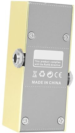 Kleiner Gitarreneffekte 1 Satz Analog Tremolo Einzelpedal True Bypass | E Gitarre und Bass, Gelbes Metallgehäuse, Dc9v-stromschnittstelle, Kompakt und Leicht