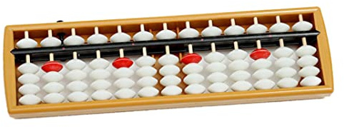 Boulier chinois vintage 13 Outil de calcul mathématique et boulier à chiffres pour enfants