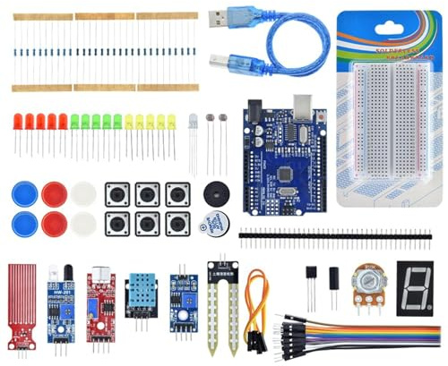 Wdbild Handy-Portable Resistor Kit For Starter Uno Led Potentiometer Tact-Switch Pin Header Breadboard + Retail Box Learning Site Words-project The Most Complete Starter Tutorial Power Supply Stepper