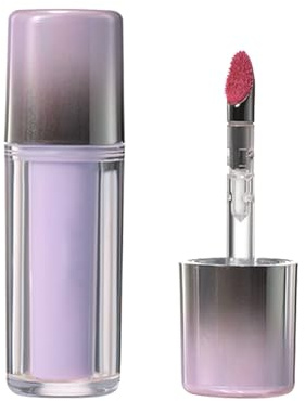 Ice Watery Lip Gloss-Gen 2, Dual Flash Watery Lip Gloss, Jelly Hydrating Mirror Liquid Lipstick with Upgraded Metal Velvet Iron Brush Plump Lips for Daily Wear (#11 Blueberry Wine)