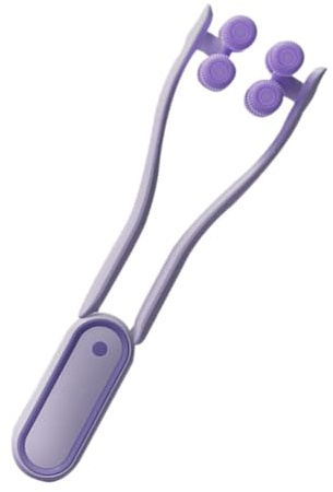 HEALEEP Gesichtsroller Gesichtsmassagegerät für V-förmiges Gesicht aus Abs und Pmma mit Einzigartigem Design und Beruhigender Massage zur Hautpflege und Straffung