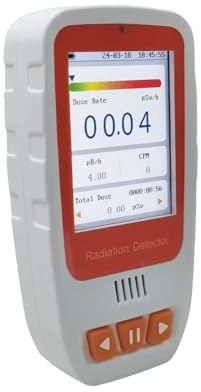 Rilevatore portatile di radiazioni nucleari HFS-20PRO, raggi β, γ e X, contatore Geiger, avvisi automatici, archiviazione dati, batteria integrata