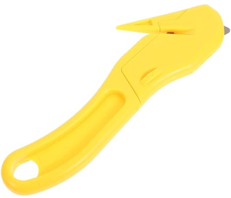 Baluue Taglierino Portatile in Plastica Apertura di Sicurezza per Cartone e Corde Apriscatole Tascabile Lama Nascosta Utensile da Taglio Versatile per Viaggi Ufficio e Traslochi