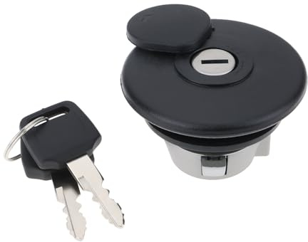 LT Easiyl 1x Tankdeckel für Motorrad/Roller mit Schlüssel 12B08T006 Kompatibel mit Keeway RY8 RX8 RY6 F-ACT Focus FACT