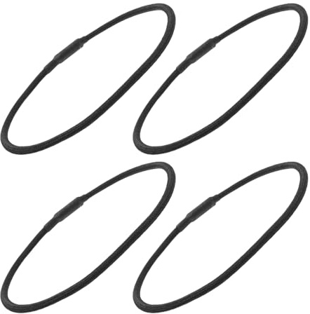 ibasenice Bandas Elásticas Negras para Suspensión de Micrófono, 4 Piezas, Accesorio Amortiguador de Goma Resistente para Sistema de Soporte de Micrófono de Grabación en Estudio