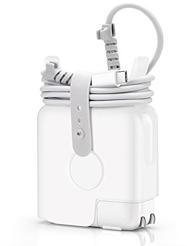 Travel Cord Organizer Compatible with Apple Macbook Charger, Protective Case for USB C 87W 96W Power Adapter, Macbook Pro 15'' 16'' before 2020 and Pro 14'' Cable Management Cord Winder A2166 A1719