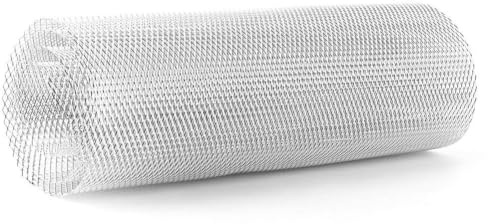 Malla de Rejilla de Parachoques, 1 Rejilla de Aleación de Aluminio de 36 Mm para Automóvil, Rejilla de Rejilla de Malla Universal para Automóvil Parrilla Rómbica de Parachoques del Cuerpo (plateada) P