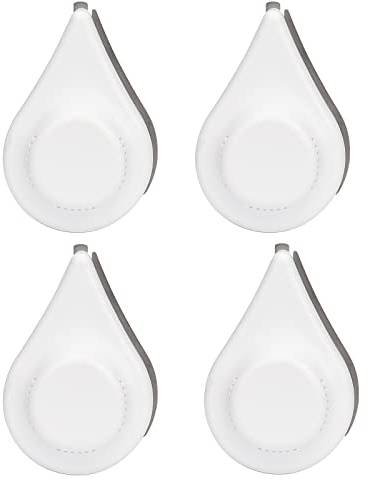THIRDREALITY Zigbee Water Leak Sensor with Dripping Detection 4 Pack, 120 dB Alarm, App Notifications Enabled When Compatible with Home Assistant and Compatible Zigbee HUB, Batteries Included